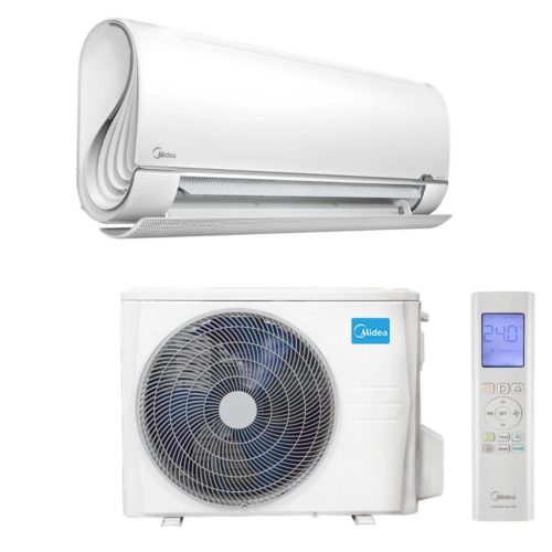 MIDEA BREEZELESS+ MSF3-12-SP (MSFAAU-12HRFN8 / MOX230-12HFN8-BR) KLÍMA MONO OLDALFALI SZETT 3,5KW