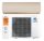 GREE CHAMPAGNE X (GWH09ACC-S6DBA1A/I / GWH09ACC-S6DBA1A/O) KLÍMA MONO OLDALFALI SZETT 2,5KW