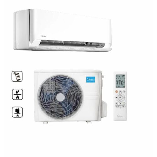 MIDEA BREEZELESS E MCB-12-SP (CB1-12HRFN8-I / CB1-12HFNX-O) KLÍMA MONO OLDALFALI SZETT 3,5KW