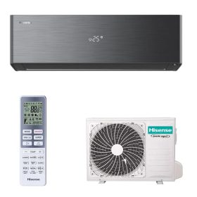   HISENSE ENERGY PRO X (QH35XV3BG/I QG35XV0EW/O) FEKETE KLÍMA MONO OLDALFALI SZETT 3,5KW