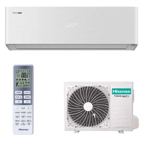 HISENSE ENERGY PRO X (QH35XV3AG/I QG35XV0EW/O) KLÍMA MONO OLDALFALI SZETT 3,5KW